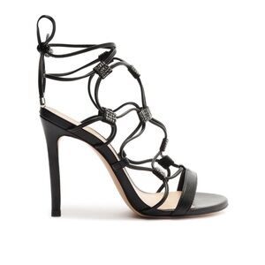 SCHUTZ Black Strappy High Heels